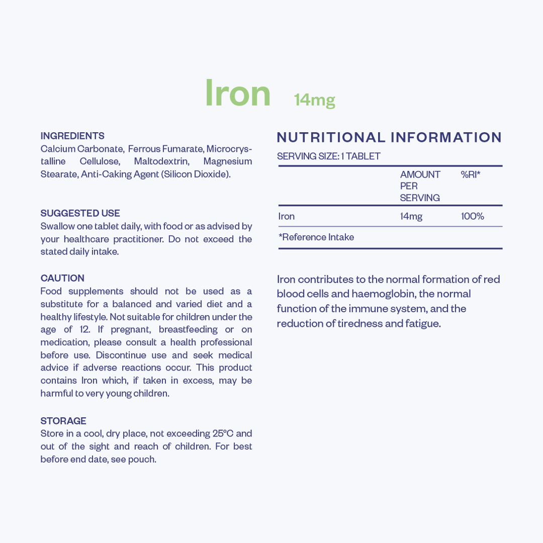 Iron Tablets 14mg