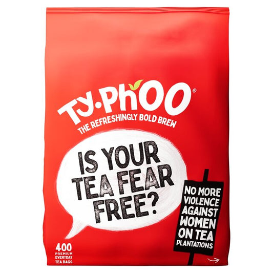 Typhoo Fear Free Black Tea - 400 Teabags