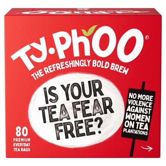 Typhoo Fear Free Black Tea - 80 Teabags