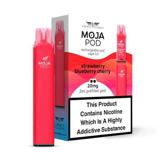 MOJA Pod Vape Kit - Strawberry Blueberry Cherry