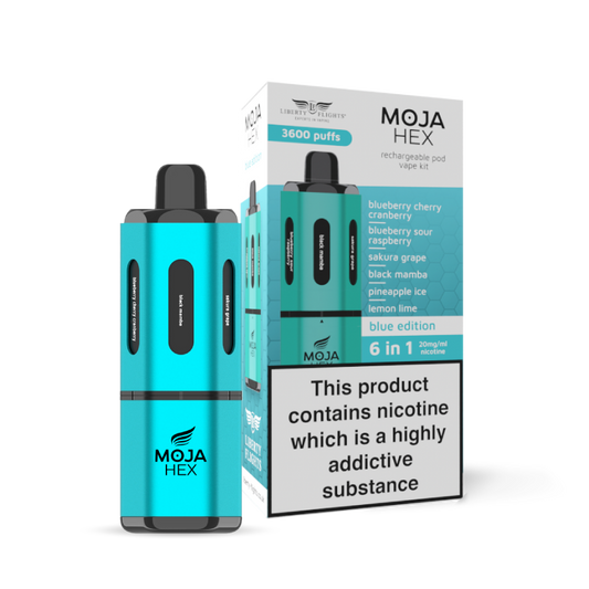 MOJA Hex Pod Kit - 6-in-1  - 3600 Puffs