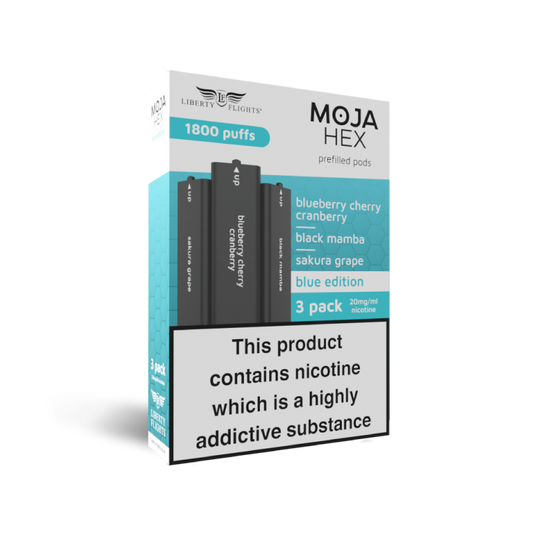 MOJA Hex Blue Edition Pods (x3)