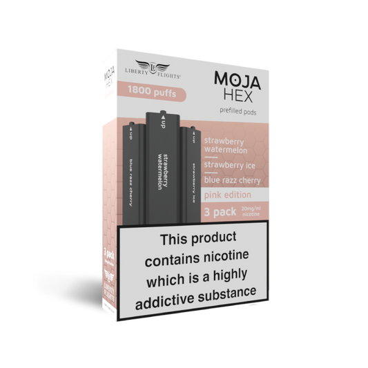 MOJA Hex Pink Edition Pods (x3)
