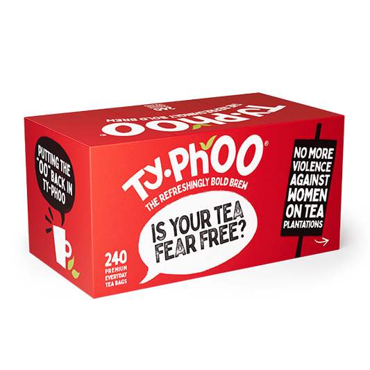 Typhoo Fear Free Black Tea - 240 Bag Box