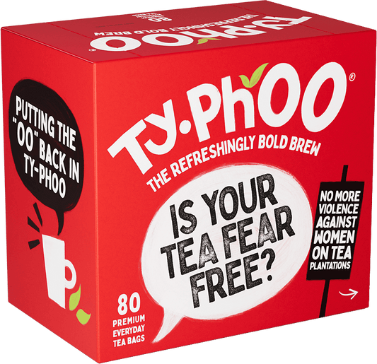 Typhoo Fear Free Black Tea - 80 Tea Bags